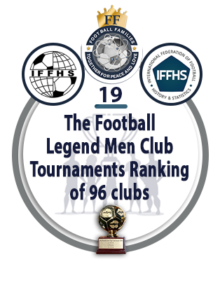 The Football Legend Men Club Tournaments Ranking of 96 clubs.